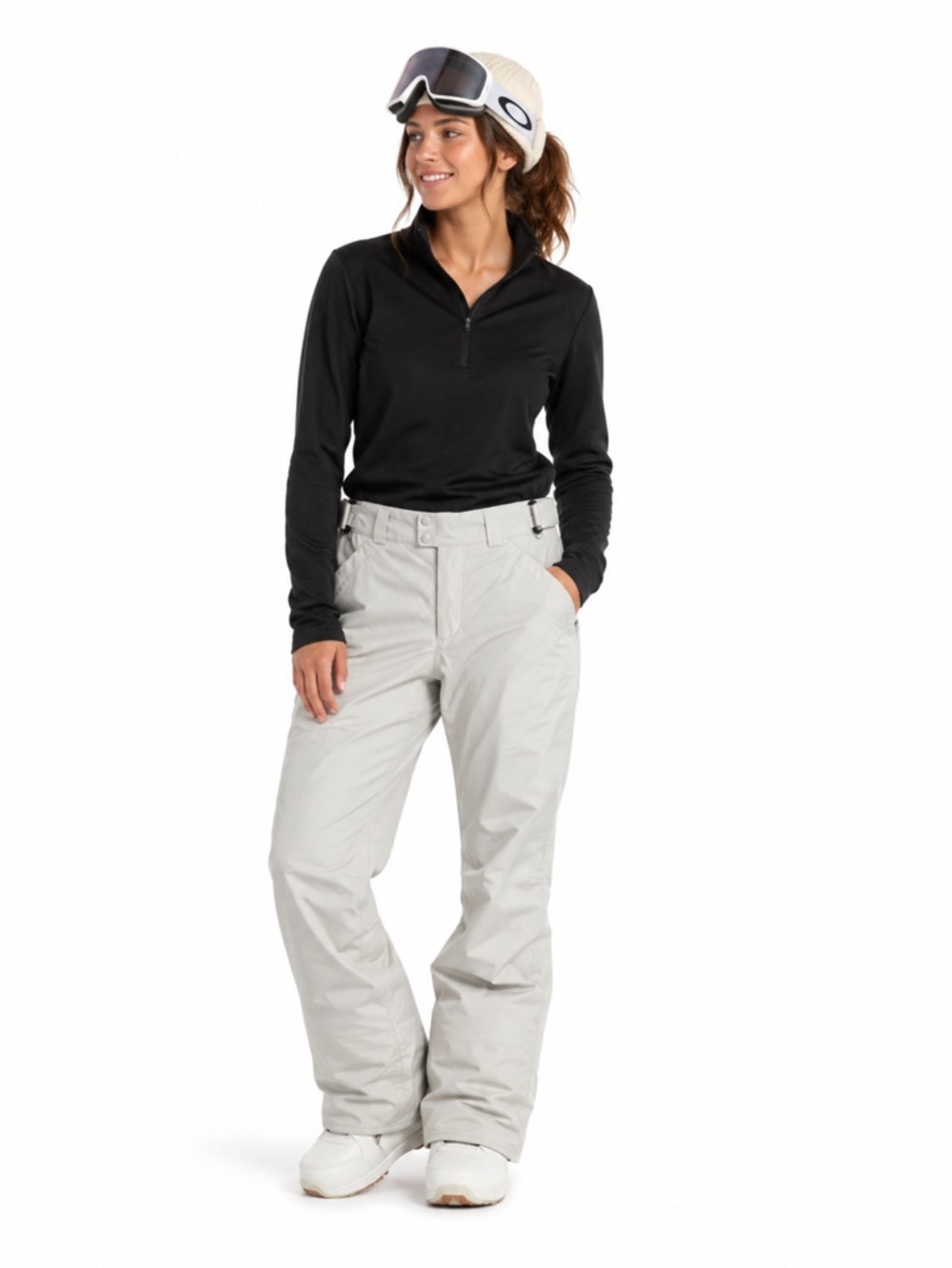 Columbia Waterproof Ski Pants M White Insulated Outdoorcore Snowcore Winter